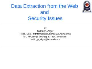 DATA MINING ON THE WEB.ppt