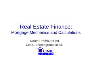 RE6-Mortgage_Mechanics_and_Calculations.ppt